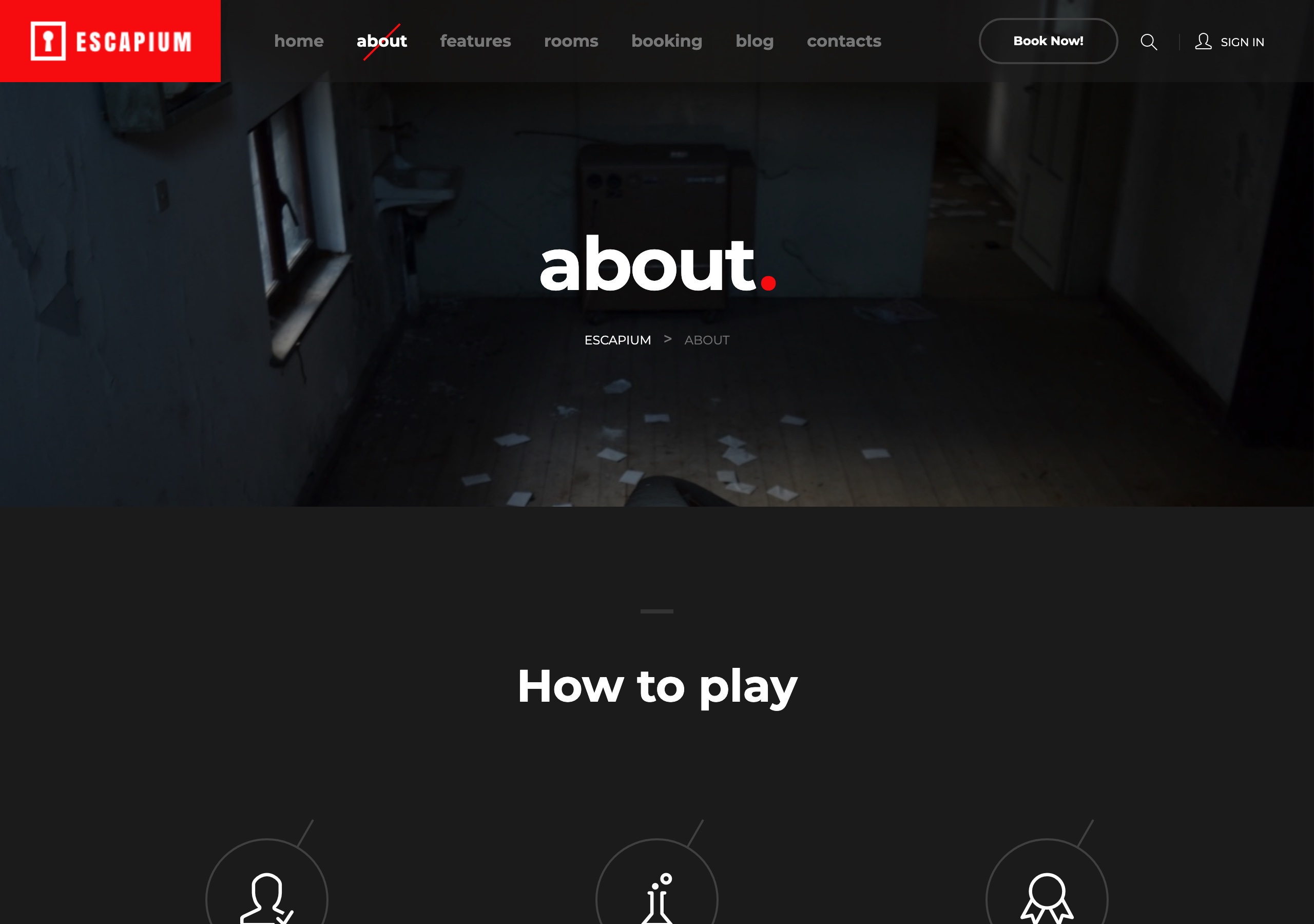 Escapium about page