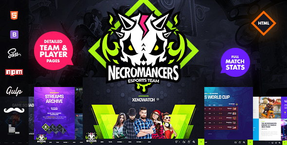 Necromancers HTML