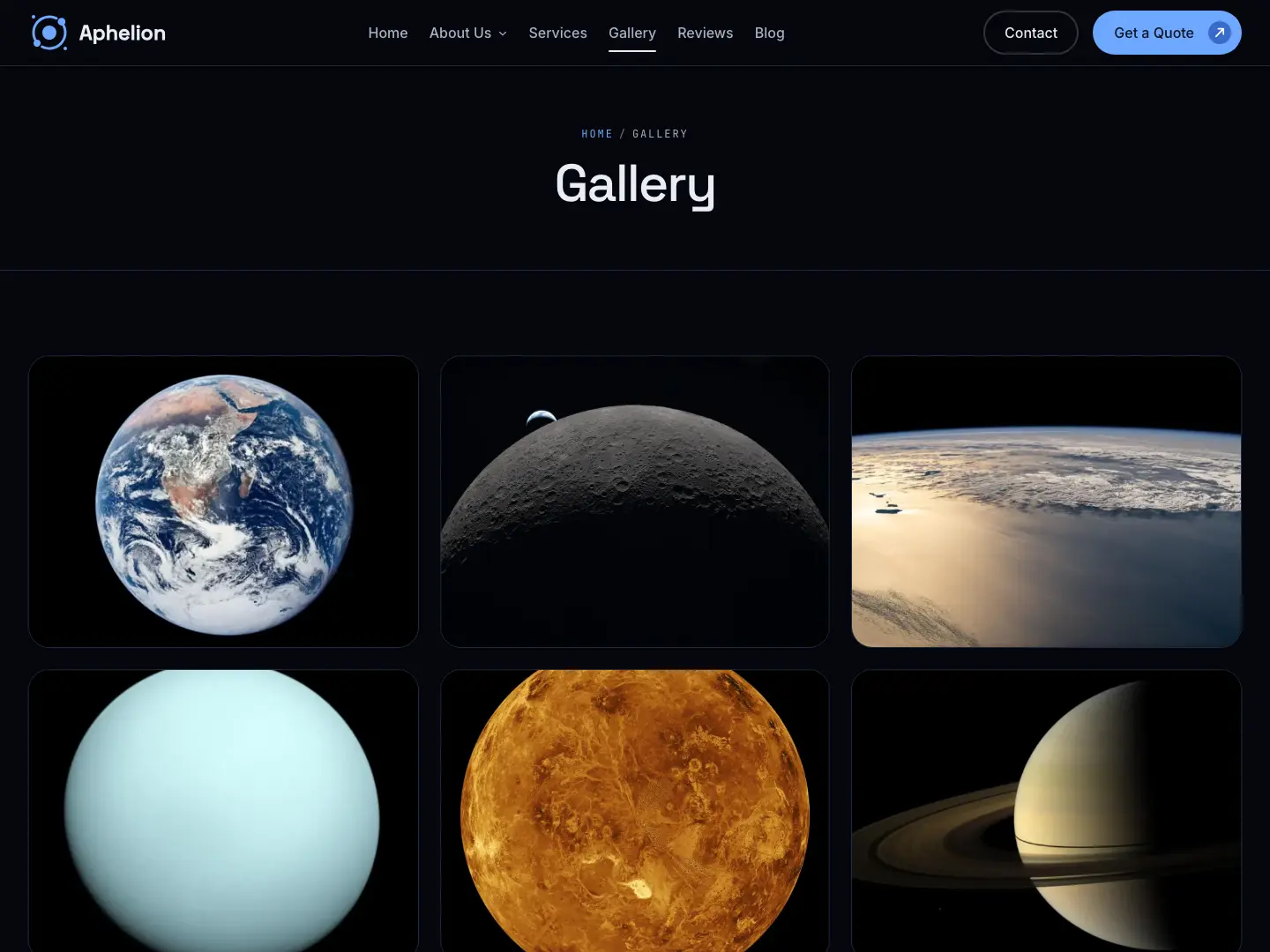 Aphelion gallery