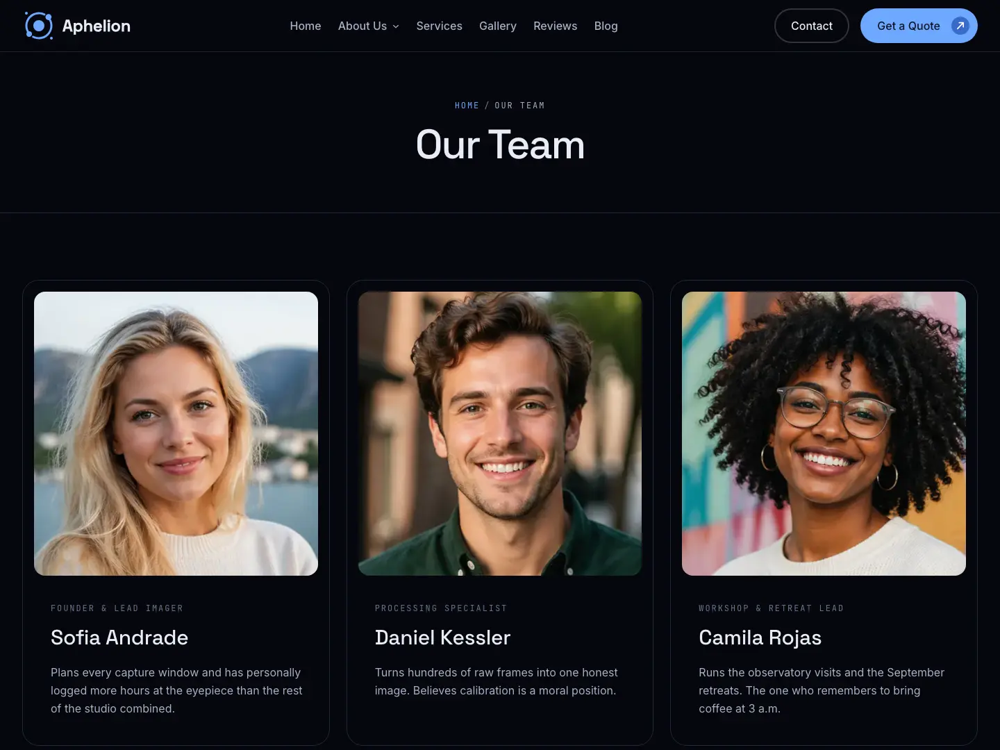 Aphelion team